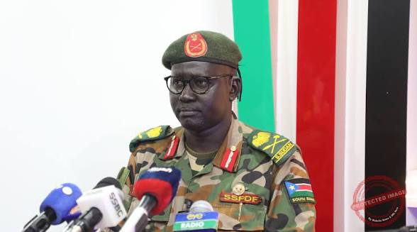 SSPDF spokesperson Maj. Gen. Lul Ruai Koang
