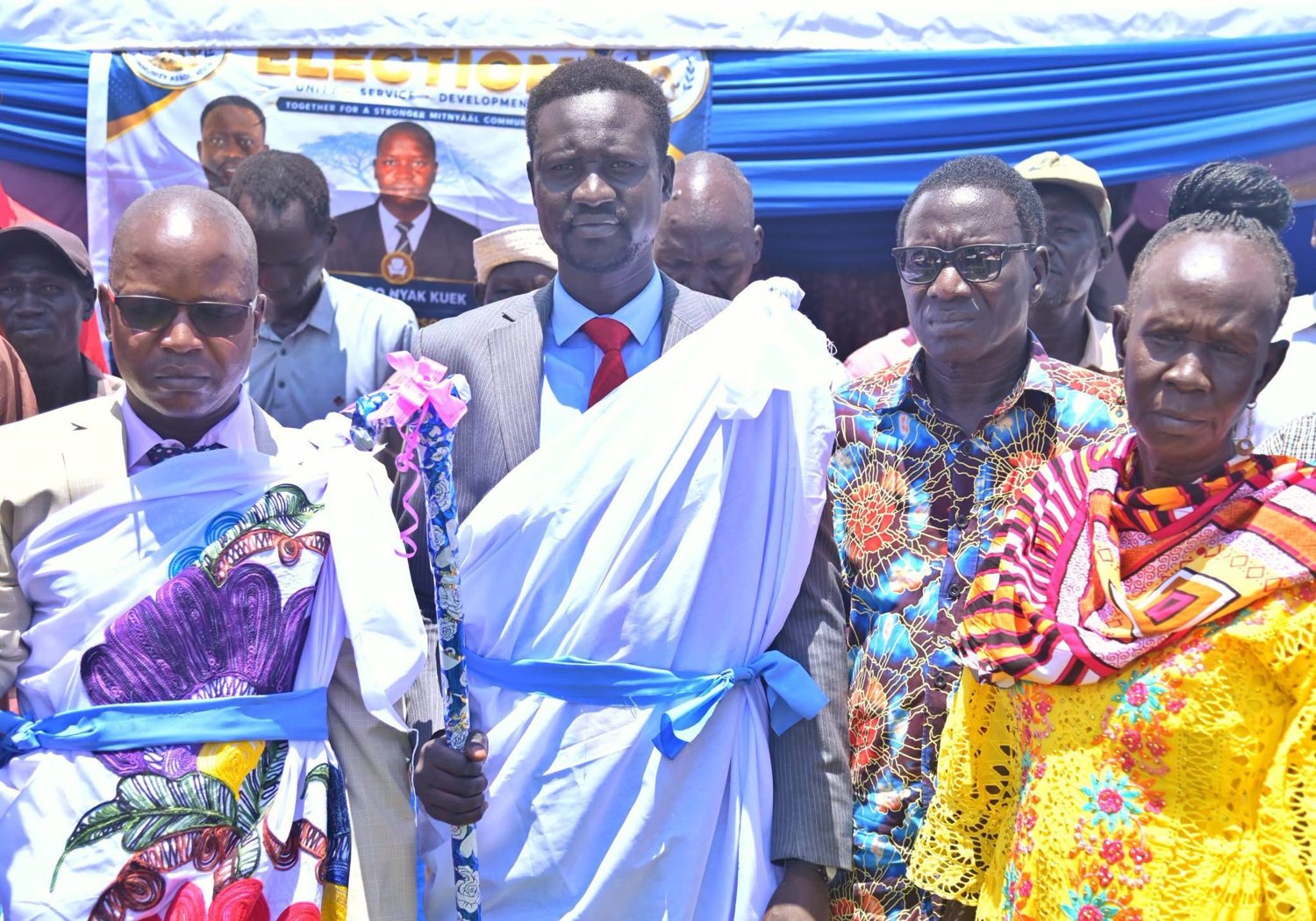 Group photograph at the Mityaal community event